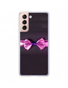 Coque Samsung Galaxy S21 Plus 5G Noeud Papillon Kitty Bow...