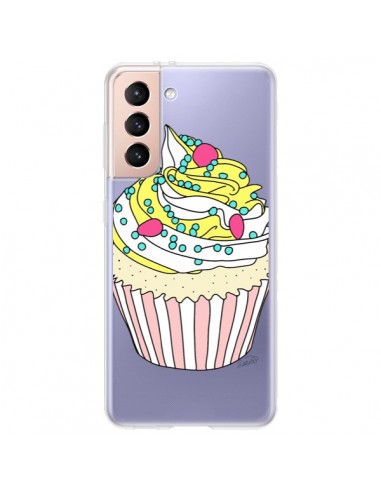 Coque Samsung Galaxy S21 Plus 5G Cupcake Dessert Transparente - Asano Yamazaki
