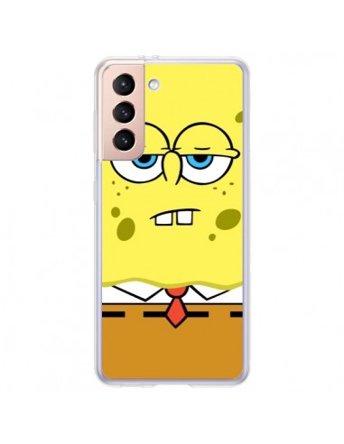 Coque Samsung Galaxy S21 Plus 5G Bob l'Eponge Sponge Bob - Bertrand Carriere