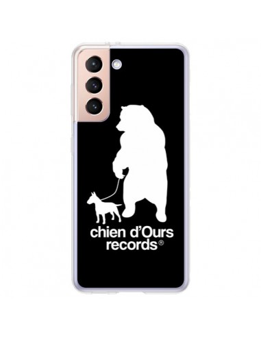 Coque Samsung Galaxy S21 Plus 5G Chien d'Ours Records Musique - Bertrand Carriere