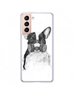 Coque Samsung Galaxy S21 Plus 5G Tagueur Bulldog Dog...