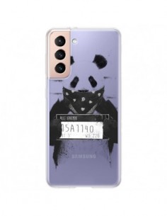 Coque Samsung Galaxy S21 Plus 5G Bad Panda Transparente -...
