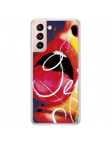 Coque Samsung Galaxy S21 Plus 5G Get Bouche Sexy - Brozart