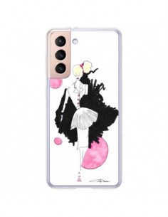 Coque Samsung Galaxy S21 Plus 5G Demoiselle Femme Fashion...