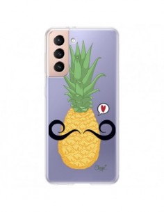 Coque Samsung Galaxy S21 Plus 5G Ananas Moustache...