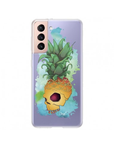 Coque Samsung Galaxy S21 Plus 5G Crananas Crane Ananas Transparente - Chapo