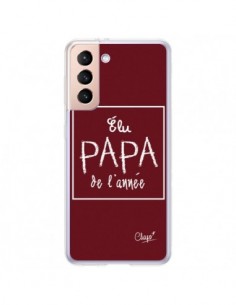 Coque Samsung Galaxy S21 Plus 5G Elu Papa de l'Année...