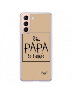 Coque Samsung Galaxy S21 Plus 5G Elu Papa de l'Année...