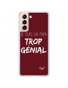 Coque Samsung Galaxy S21 Plus 5G Je suis un Papa trop...