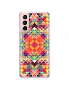 Coque Samsung Galaxy S21 Plus 5G Sweet Color Azteque -...