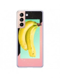 Coque Samsung Galaxy S21 Plus 5G Eat Banana Banane Fruit...