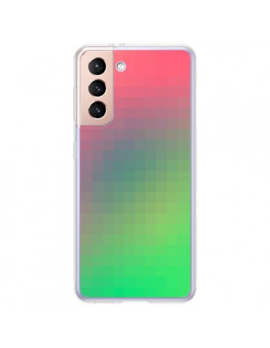 Coque Samsung Galaxy S21 Plus 5G Gradient Pixel - Danny Ivan