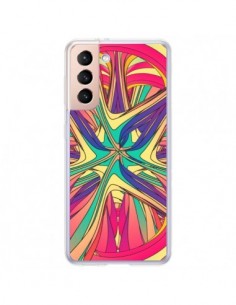 Coque Samsung Galaxy S21 Plus 5G Veins Veines Azteque...