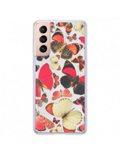 Coque Samsung Galaxy S21 Plus 5G Papillons - Eleaxart