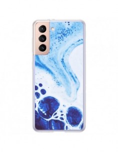 Coque Samsung Galaxy S21 Plus 5G Sapphire Galaxy - Eleaxart