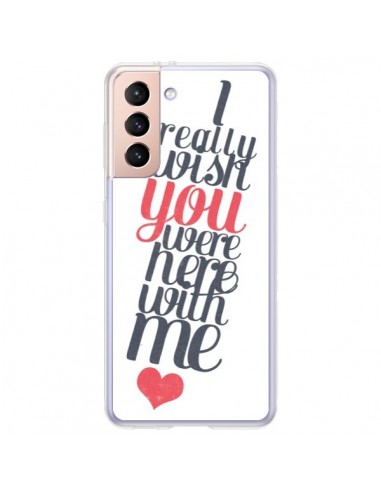 Coque Samsung Galaxy S21 Plus 5G Here with me - Eleaxart