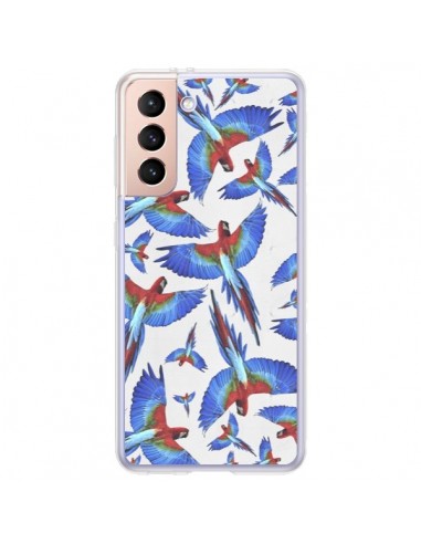 Coque Samsung Galaxy S21 Plus 5G Perroquets Parrot - Eleaxart