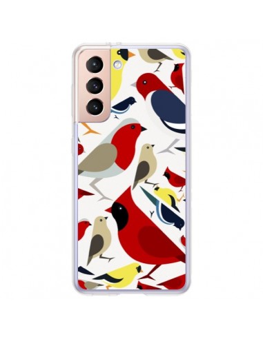 Coque Samsung Galaxy S21 Plus 5G Oiseaux Birds - Eleaxart