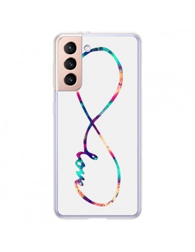 Coque Samsung Galaxy S21 Plus 5G Love Forever Infini Couleur - Eleaxart