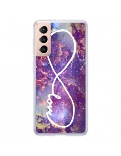 Coque Samsung Galaxy S21 Plus 5G Love Forever Infini...