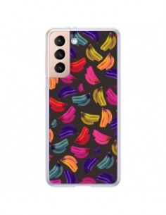 Coque Samsung Galaxy S21 Plus 5G Bananas Bananes Fruit -...