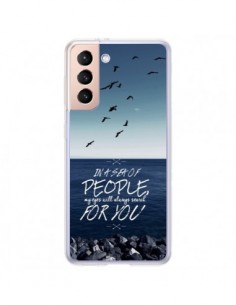 Coque Samsung Galaxy S21 Plus 5G Sea Mer Plage - Eleaxart