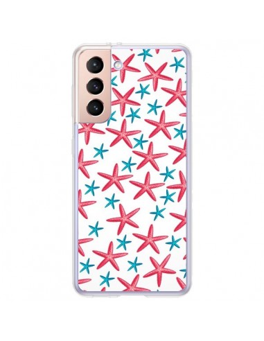 Coque Samsung Galaxy S21 Plus 5G Etoiles de mer Estrellitas - Eleaxart