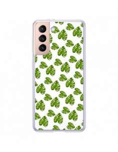 Coque Samsung Galaxy S21 Plus 5G Plantes vertes - Eleaxart