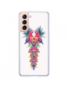 Coque Samsung Galaxy S21 Plus 5G Parrot Kingdom Royaume...