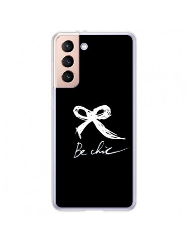 Coque Samsung Galaxy S21 Plus 5G Be Chic Noeud Papillon Blanc -  Léa Clément