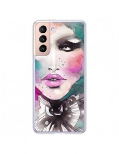 Coque Samsung Galaxy S21 Plus 5G Love Color Femme -...