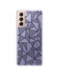 Coque Samsung Galaxy S21 Plus 5G Lignes Grilles Triangles...