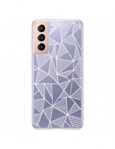 Coque Samsung Galaxy S21 Plus 5G Lignes Grilles Triangles...
