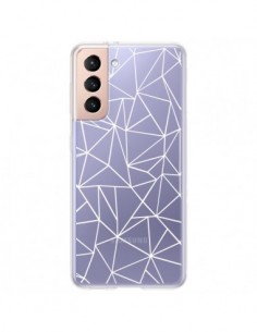 Coque Samsung Galaxy S21 Plus 5G Lignes Triangles Grid...