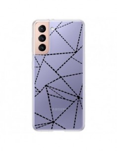 Coque Samsung Galaxy S21 Plus 5G Lignes Points Abstract...