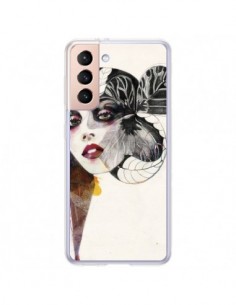 Coque Samsung Galaxy S21 Plus 5G Flower Girl - Felicia...