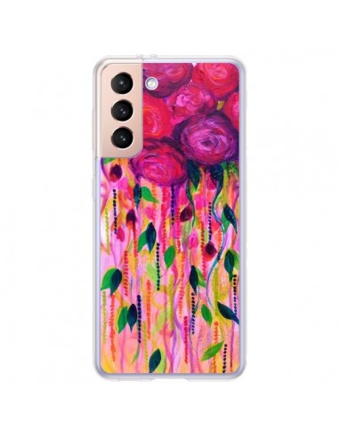 Coque Samsung Galaxy S21 Plus 5G Roses Rouges - Ebi Emporium