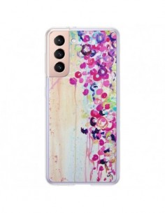 Coque Samsung Galaxy S21 Plus 5G Fleurs Dance of Sakura -...