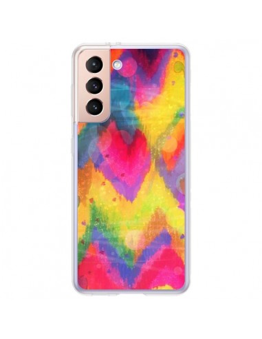 Coque Samsung Galaxy S21 Plus 5G Coeur Tribal - Ebi Emporium