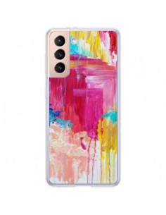 Coque Samsung Galaxy S21 Plus 5G Elated Peinture - Ebi...