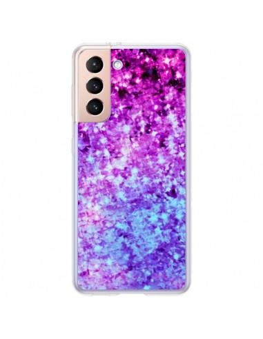 Coque Samsung Galaxy S21 Plus 5G Radiant Orchid Galaxy Paillettes - Ebi Emporium