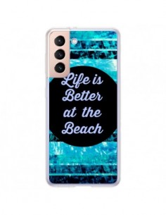 Coque Samsung Galaxy S21 Plus 5G Life is Better at The...