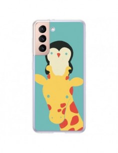 Coque Samsung Galaxy S21 Plus 5G Girafe Pingouin...
