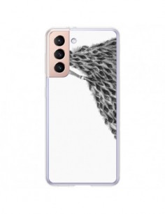 Coque Samsung Galaxy S21 Plus 5G Peacock Paon Robe Femme...