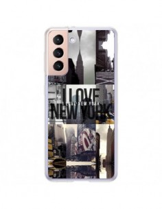 Coque Samsung Galaxy S21 Plus 5G I love New Yorck City...
