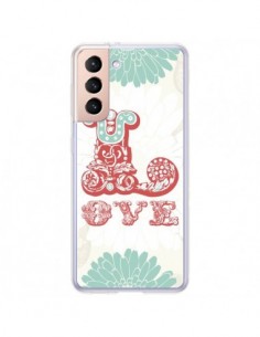 Coque Samsung Galaxy S21 Plus 5G Love Fleurs Flourish -...