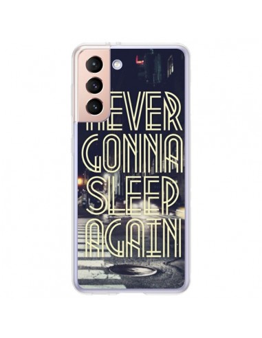 Coque Samsung Galaxy S21 Plus 5G Never Gonna Sleep New York City - Javier Martinez