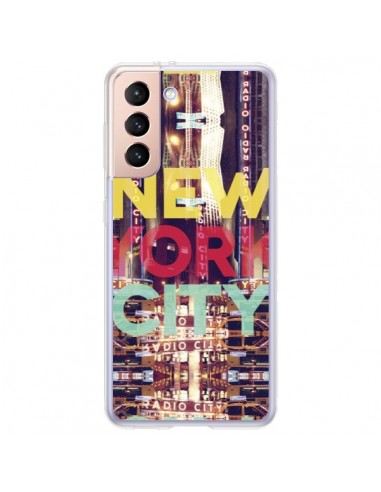 Coque Samsung Galaxy S21 Plus 5G New York City Buildings - Javier Martinez
