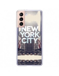 Coque Samsung Galaxy S21 Plus 5G New York City Vintage -...