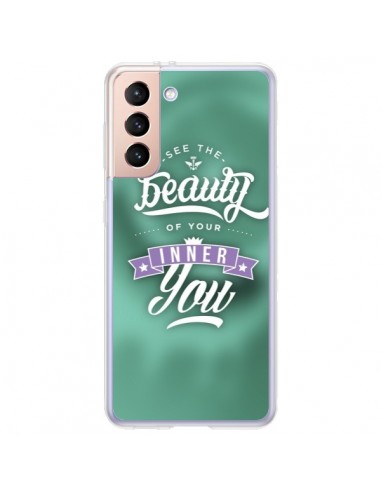 Coque Samsung Galaxy S21 Plus 5G Beauty Vert - Javier Martinez